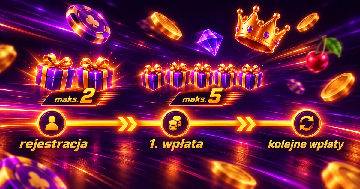 Limit bonusów bez depozytu w F1 Casino – 2 przed pierwszą wpłatą i 5 między wpłatami