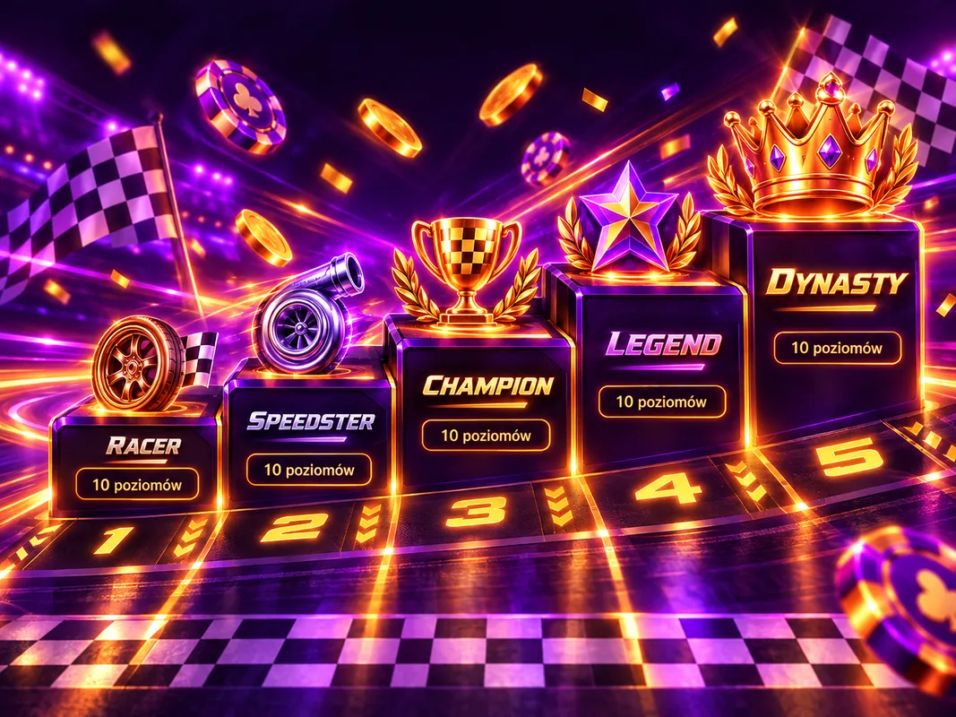 Program VIP F1 Casino – rangi Racer, Speedster, Champion, Legend i Dynasty