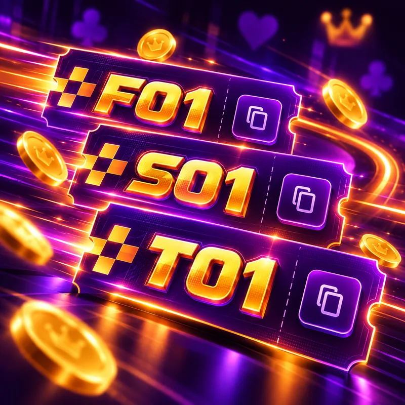 F1 Casino kod promocyjny – kody F01, S01 i T01 na trzy pierwsze wpłaty